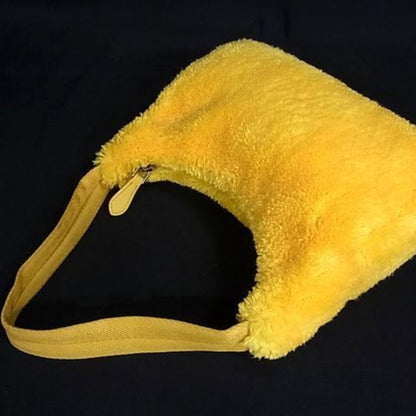 Prada Terry Mini Handbag Reedition2000 1Ne515 Yellow Black Pile