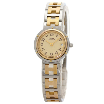 Hermes Clipper Old Buckle Watch Stainless Steel Ssxgp