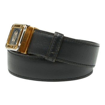 Cartier Santos Belt Black Leather