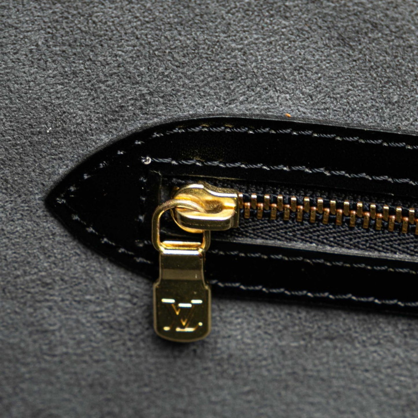 Louis Vuitton Epi Lussac Shoulder Bag/Tote Bag M52282 Noir Black Leather