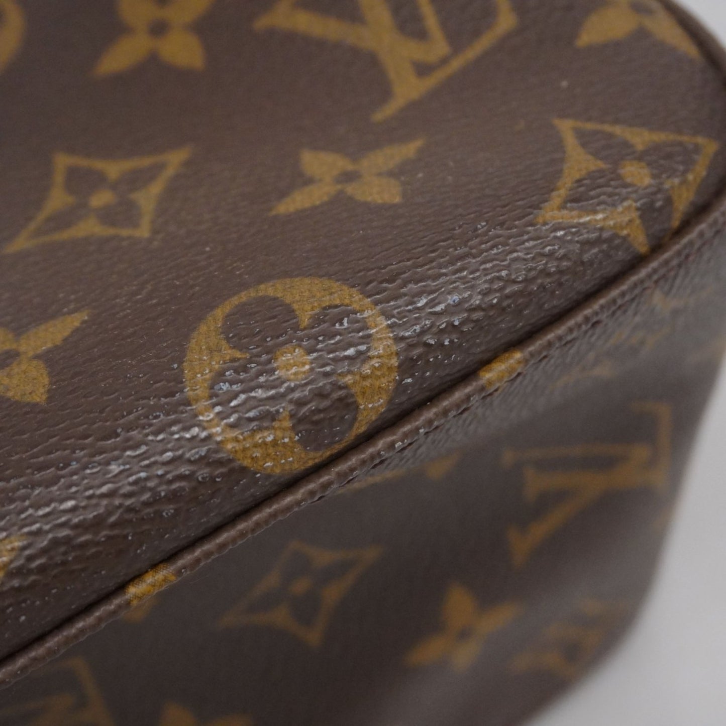 Louis Vuitton Monogram Looping Gm Shoulder Bag M51145 Brown