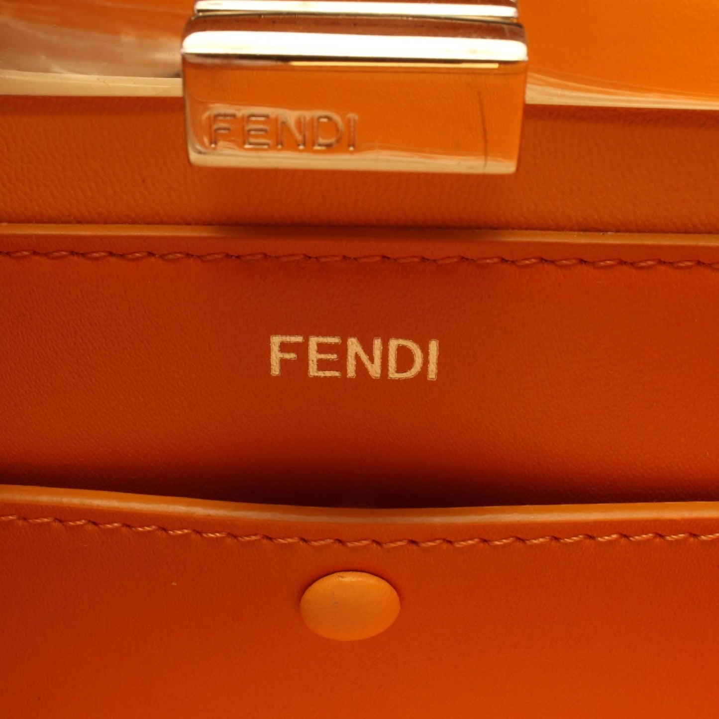 Fendi Peekaboo Iseeu East West Handbag Leather