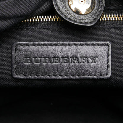 Burberry Nova Check Crossbody Shoulder Bag In Black