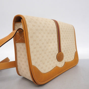 Gucci Micro Gg Sherry Line Shoulder Bag 001 116 Beige