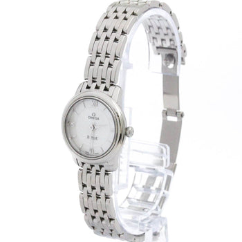 Omega De Ville Prestige Mop Quartz Watch 424.10.24.60.05.001 Polished