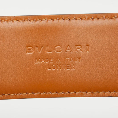 Bvlgari Belt Size: 105 42 Brown Leather