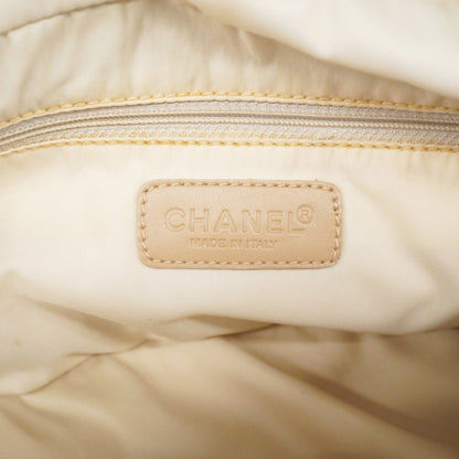 Chanel New Travel Nylon Beige Handbag