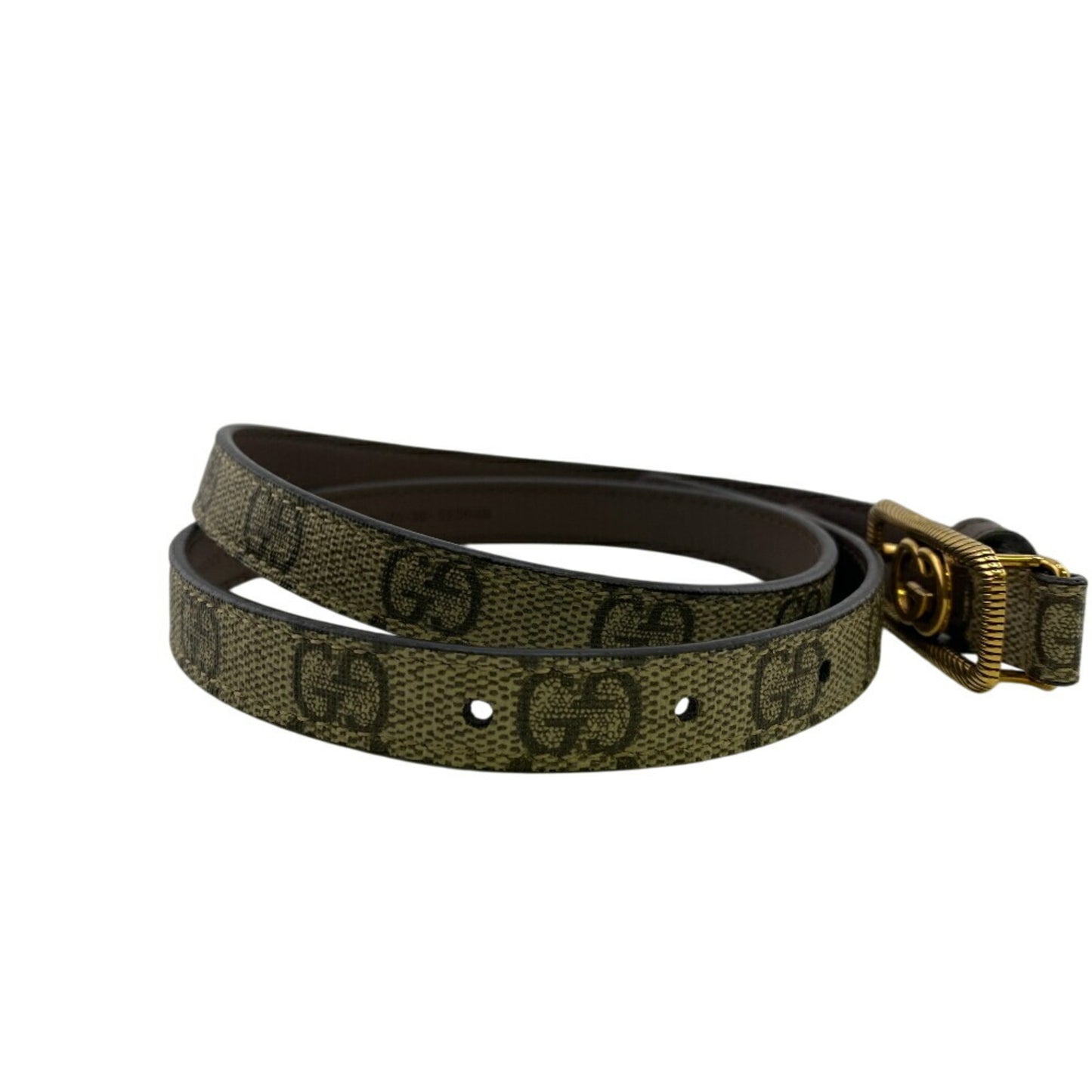Gucci 751556 Interlocking G 75/30 Gg Supreme Belt Grey