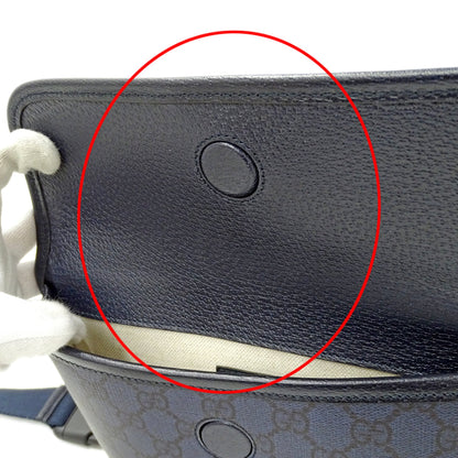 Gucci Men'S Gg Supreme Petit Marmont Small Belt Bag (752597) In Navy Blue. A Small Mini Bag Perfect