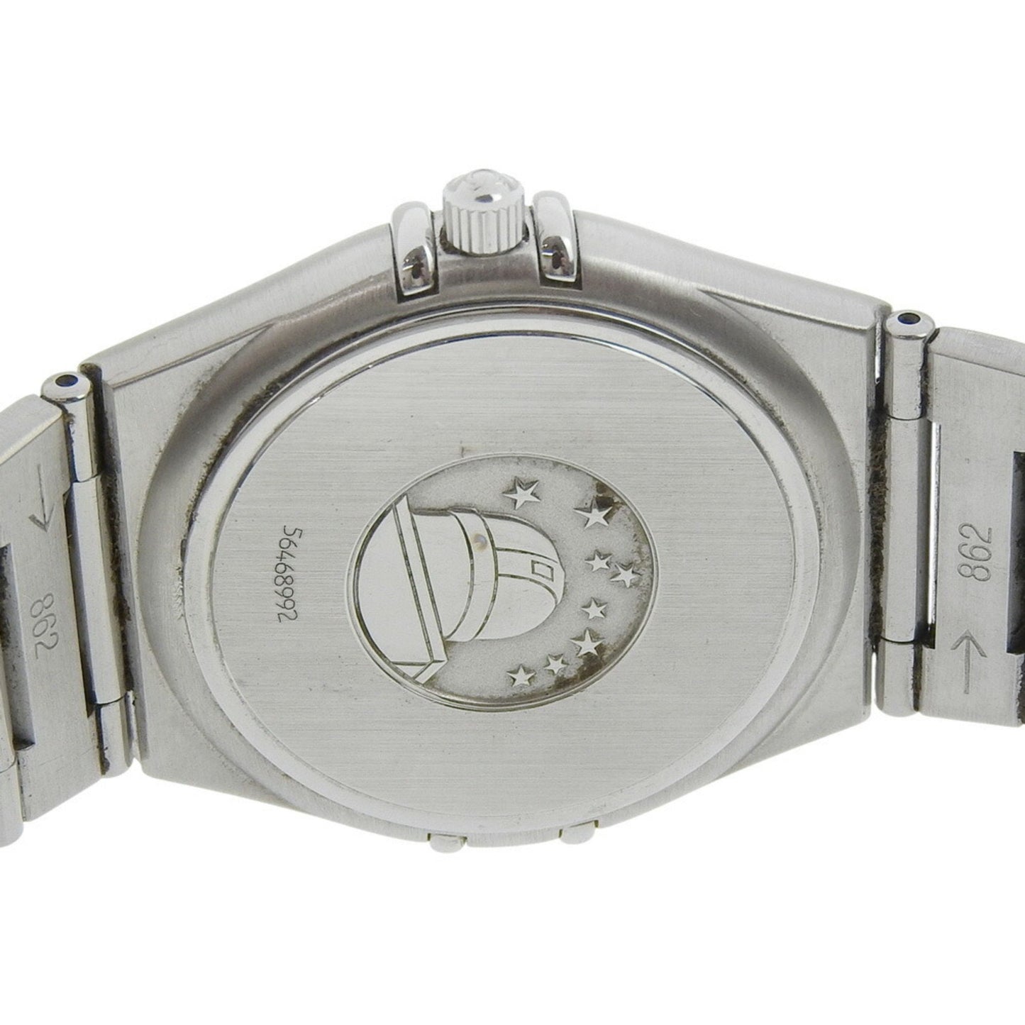 Omega Constellation Watch 1512.30 Stainless Steel 1998 Quartz Analog Display White Dial