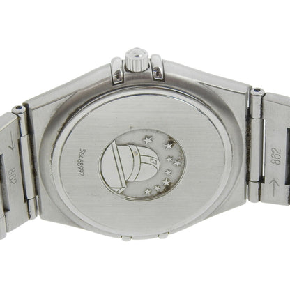 Omega Constellation Watch 1512.30 Stainless Steel 1998 Quartz Analog Display White Dial