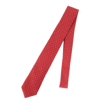 Louis Vuitton Louis Vuitton Micro Monogram Silk Cravate Tie M76858 Red