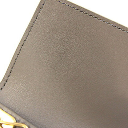 Celine Essential 6-Key Case 10J353Bru Greige Leather