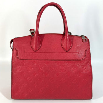 Louis Vuitton M42711 Monogram Empreinte Pont Neuf Mm Bag 2Way Shoulder Crossbody Handbag Leather