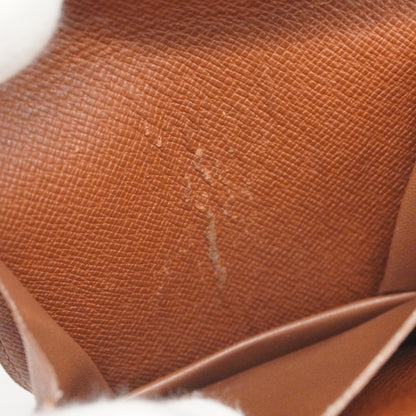 Louis Vuitton Monogram Porte Monnaie Wallet/Coin Case M61970 Brown