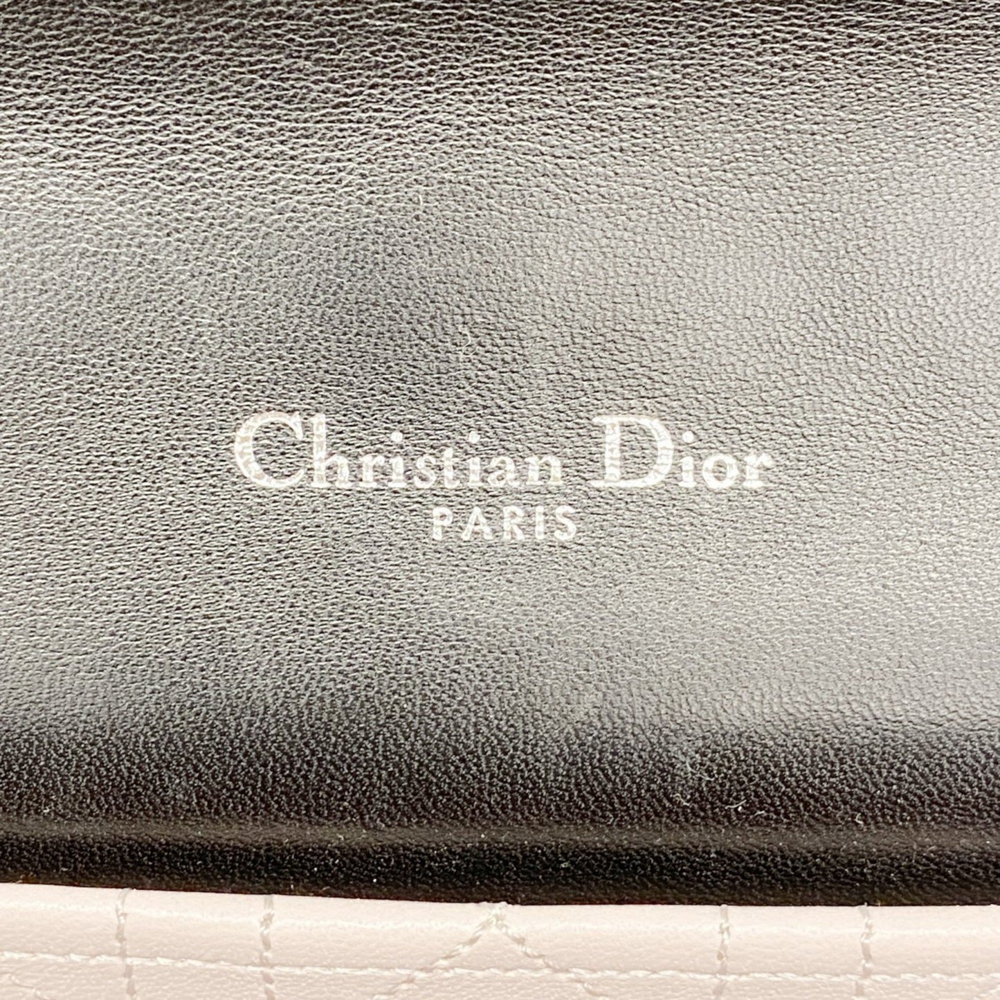 Christian Dior Cannage Miss Shoulder Bag In Black Leather