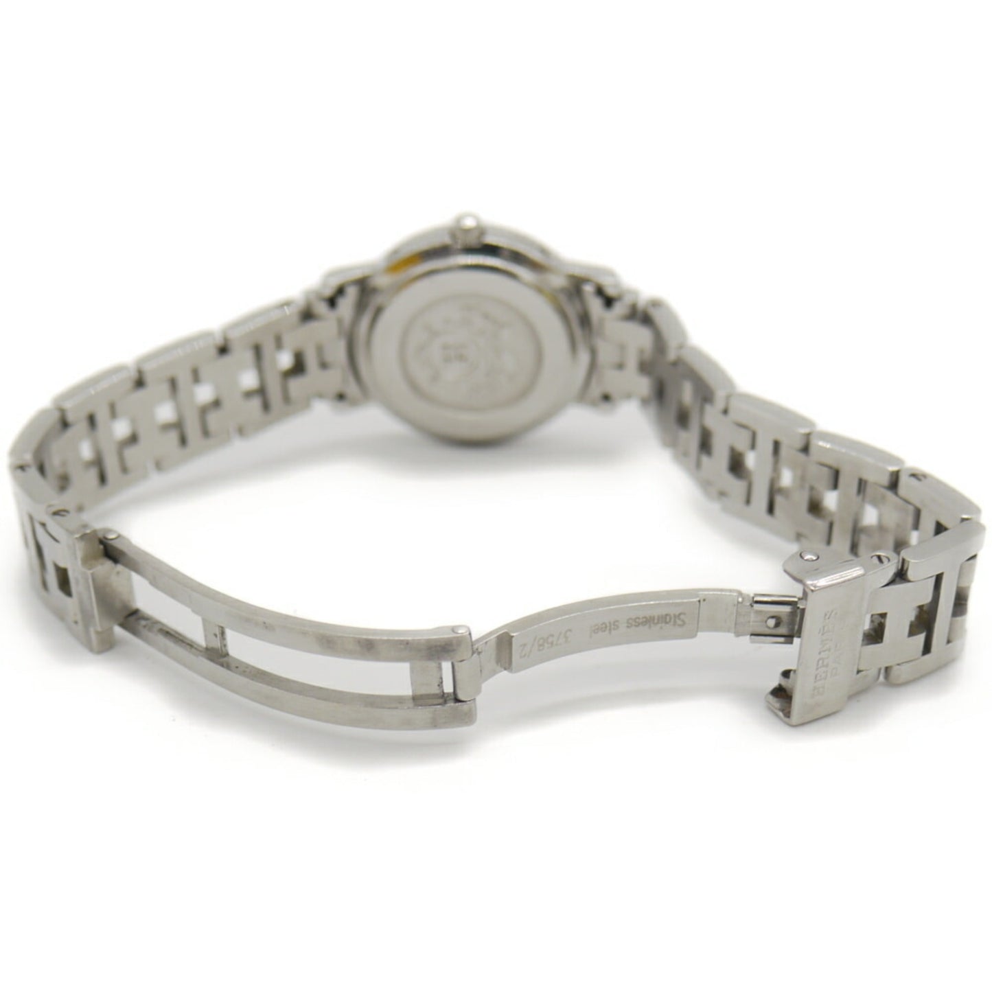 Hermes Clipper Watch Cl4.210 Quartz Gray Dial