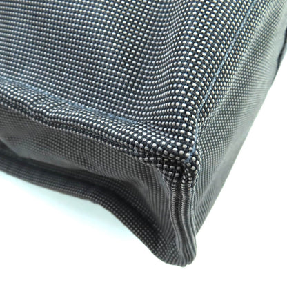 Hermes Air Line Mm Silver Hardware Serie Button Canvas Tote Bag Gray Made In France