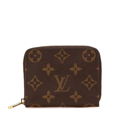 Louis Vuitton Monogram Zippy Coin Purse M60067 Brown Leather