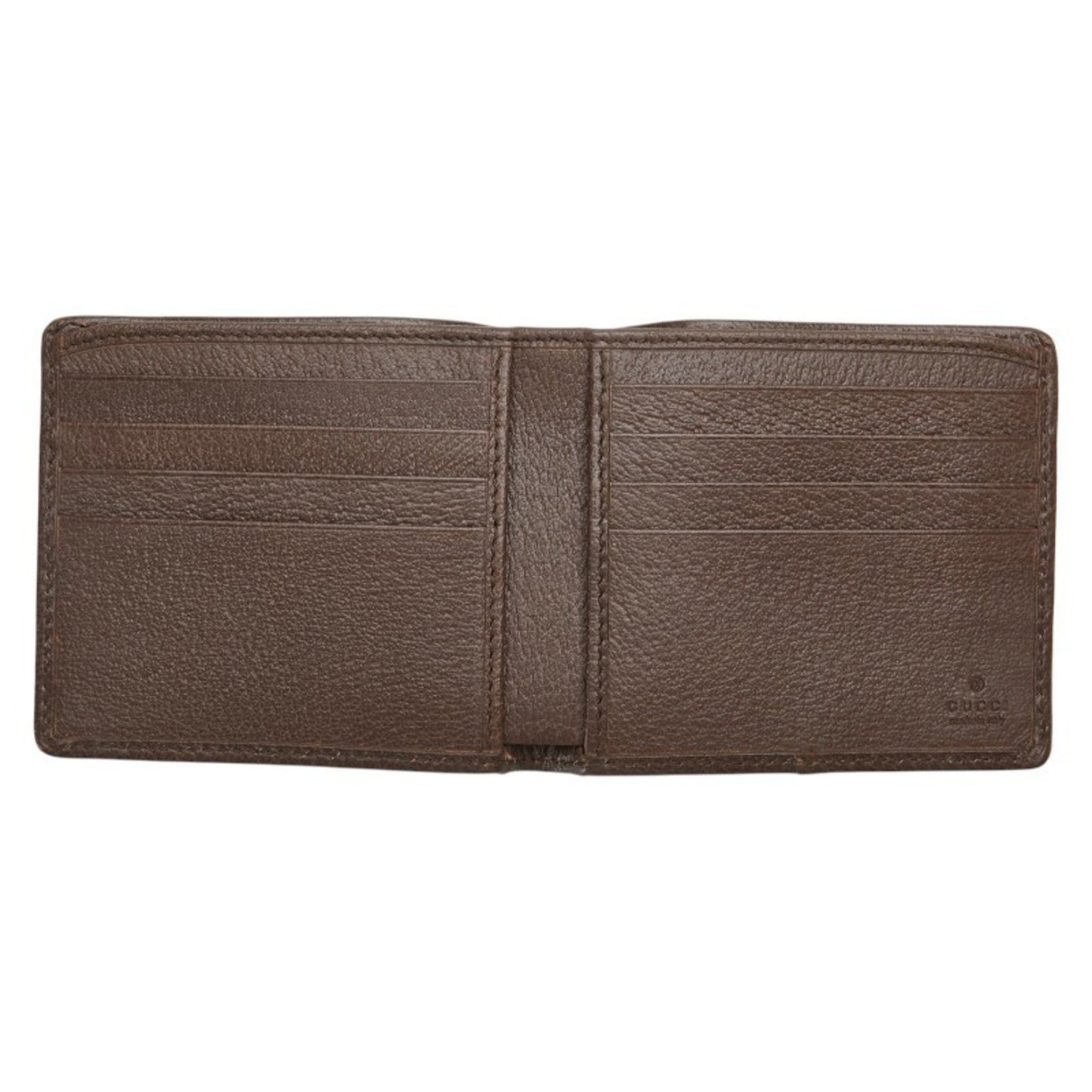 Gucci Jumbo Gg Bifold Wallet 699308 Brown Canvas