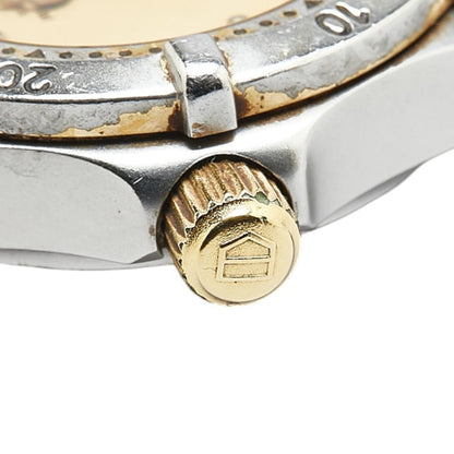 Tag Heuer Professional 200 Watch We1420-R Quartz Gold Dial Stainless Steel Plated