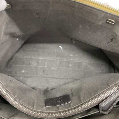 Fendi By The Way Leather Handbag In Gray