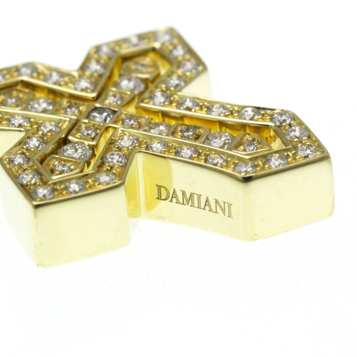 Damiani Belle Epoque Crown Necklace Xxs Yellow Gold (18K) Diamond Men