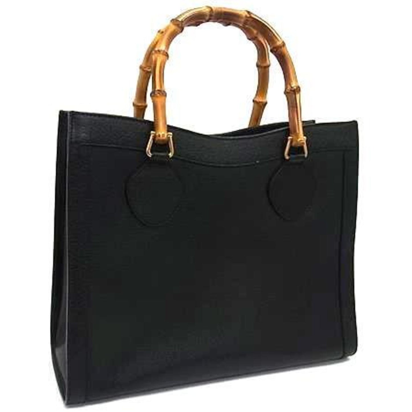 Gucci Bamboo Handbag 002 1186 0260 Black Leather