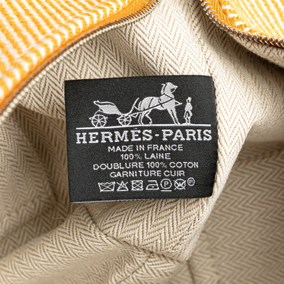 Hermes Herms Brid A Black Pm Handbag In Orange