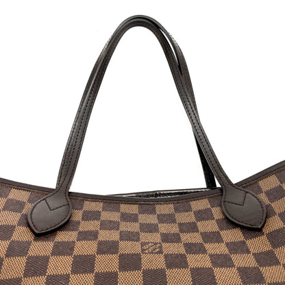 Louis Vuitton N51105 Neverfull Mm (Old) Tote Bag Brown Damier Canvas