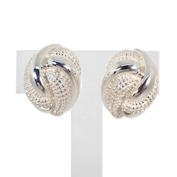 Tiffany 925 Twisted Rope Earrings