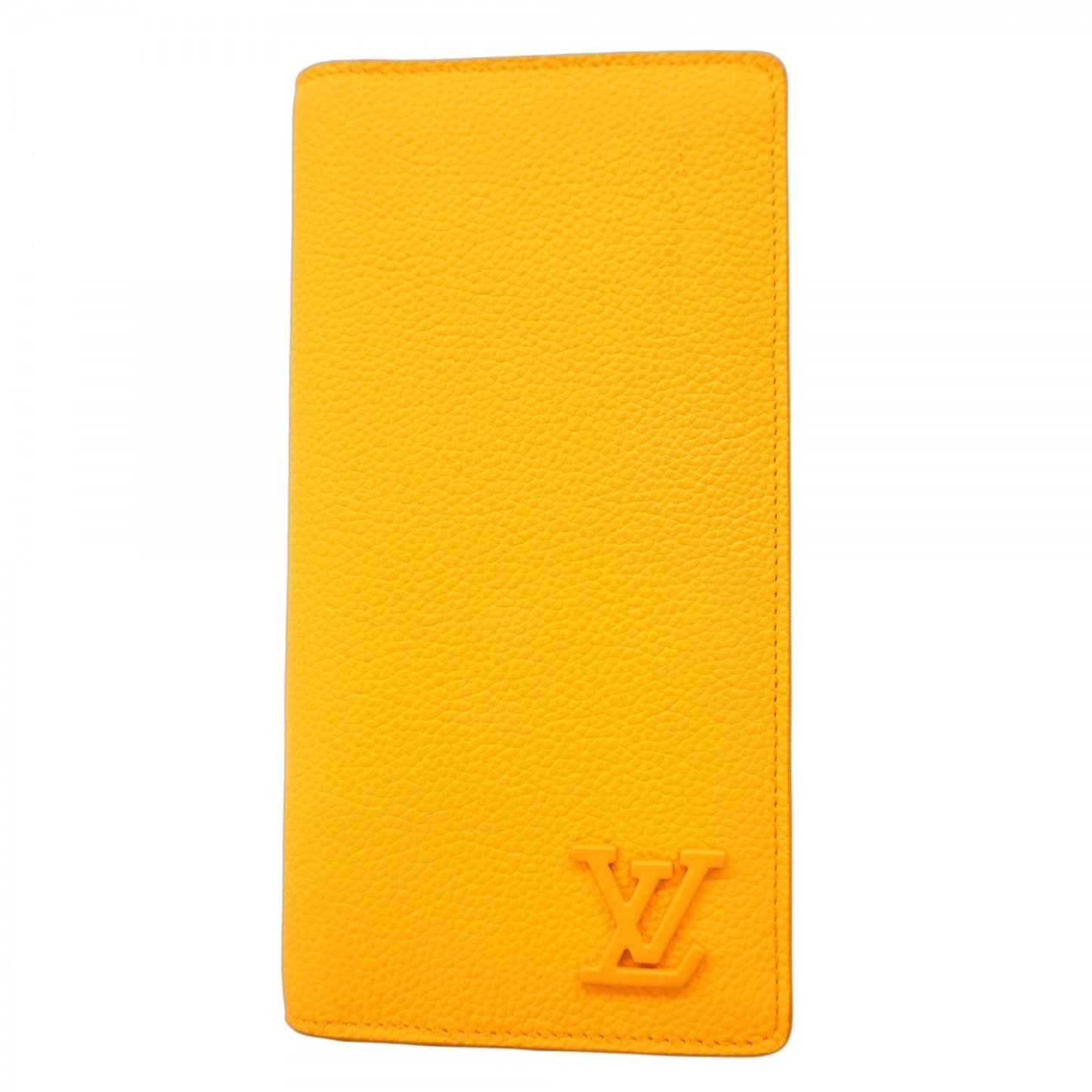 Louis Vuitton Long Wallet Lv Aerogramme Portefeuille Brazza Nm M81811 Saffron