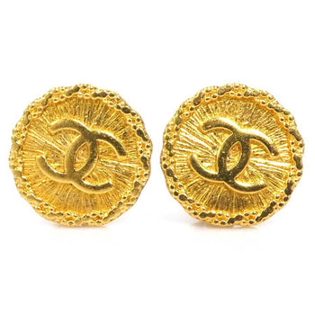 Chanel Metal Gold Earrings