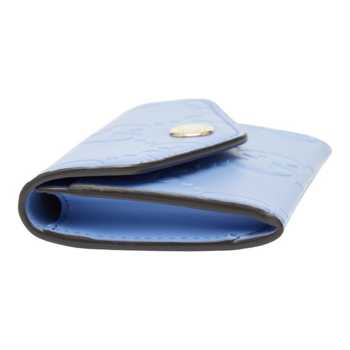 Gucci Gg Icon Business Card Case 772792 Purple Leather