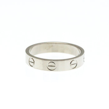 Cartier Mini Love Ring White Gold (18K) Fashion No Stone Band Ring Silver