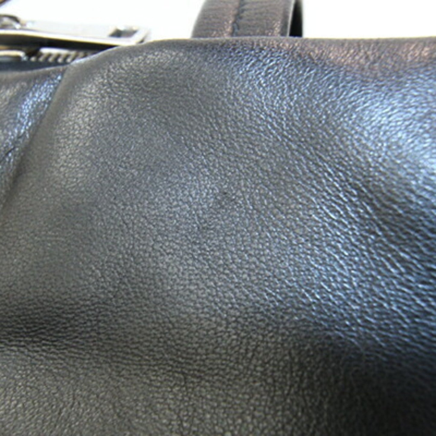 Prada Tote Bag 1Bg225 Navy Black Nylon Leather Shoulder