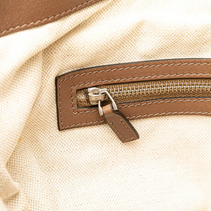 Gucci Interlocking G Crossbody Shoulder Bag 268244 Brown Leather