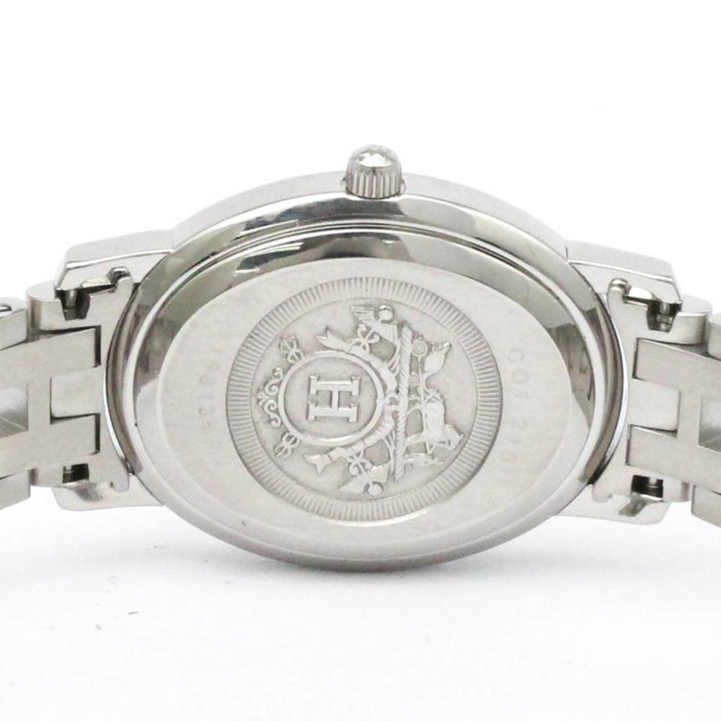 Hermes Clipper Oval Stainless Steel