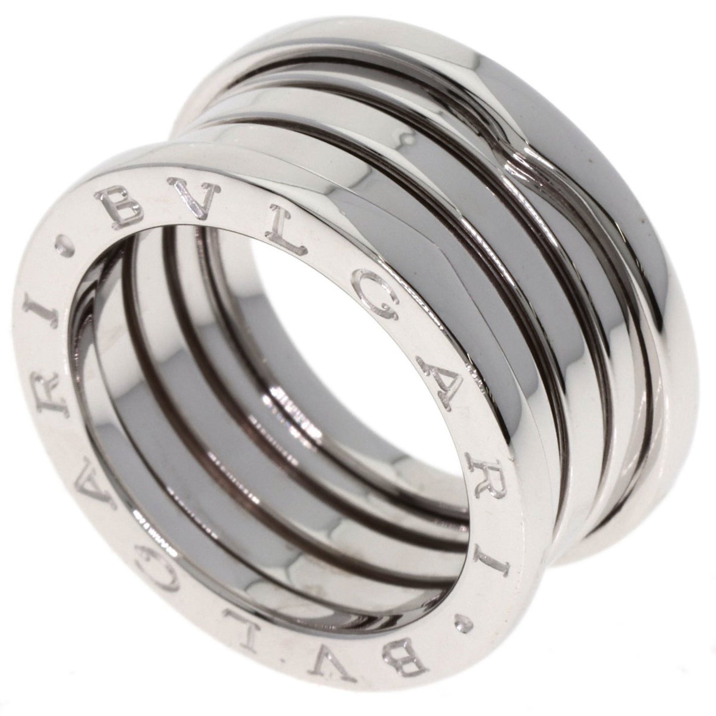 Bvlgari B-Zero1 4-Band #55 Ring In 18K White Gold