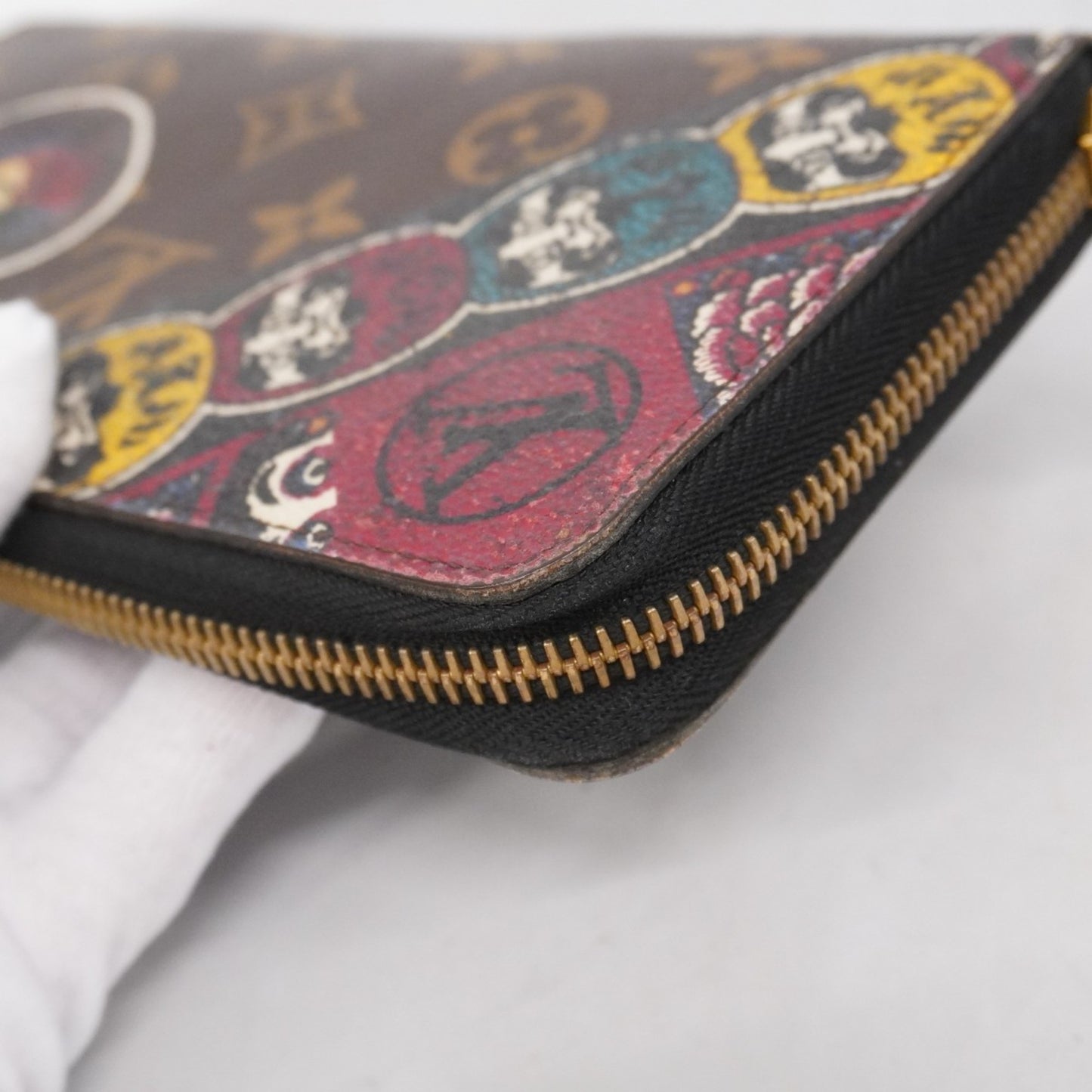 Louis Vuitton Monogram Zippy Wallet By Kansai Yamamoto
