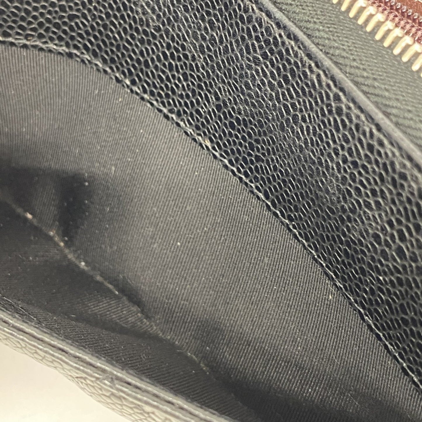 Chanel Matelasse Caviar Leather Long Wallet