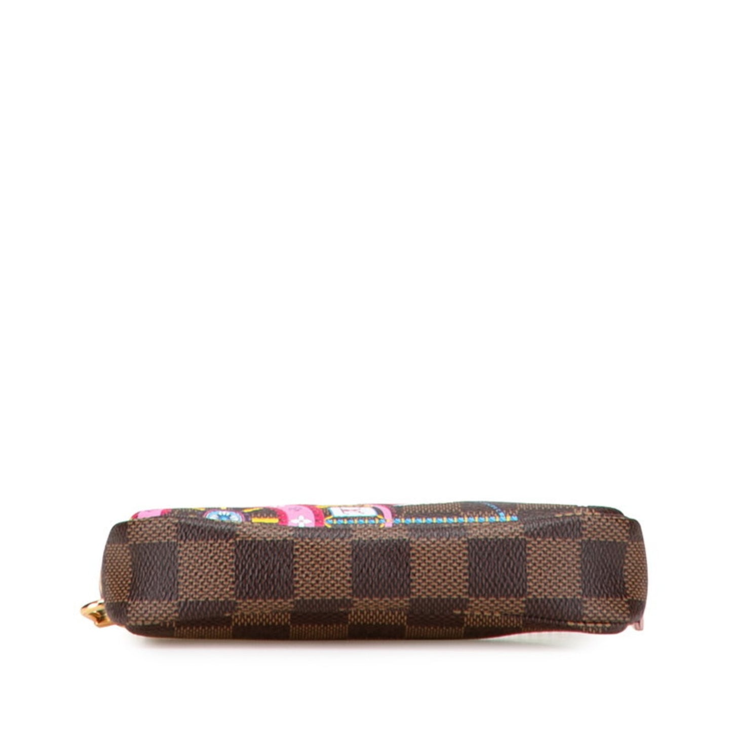 Louis Vuitton Damier Vivienne Mini Pochette Accessoires N60402 Brown Multicolor Leather