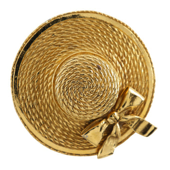 Chanel Straw Hat Brooch