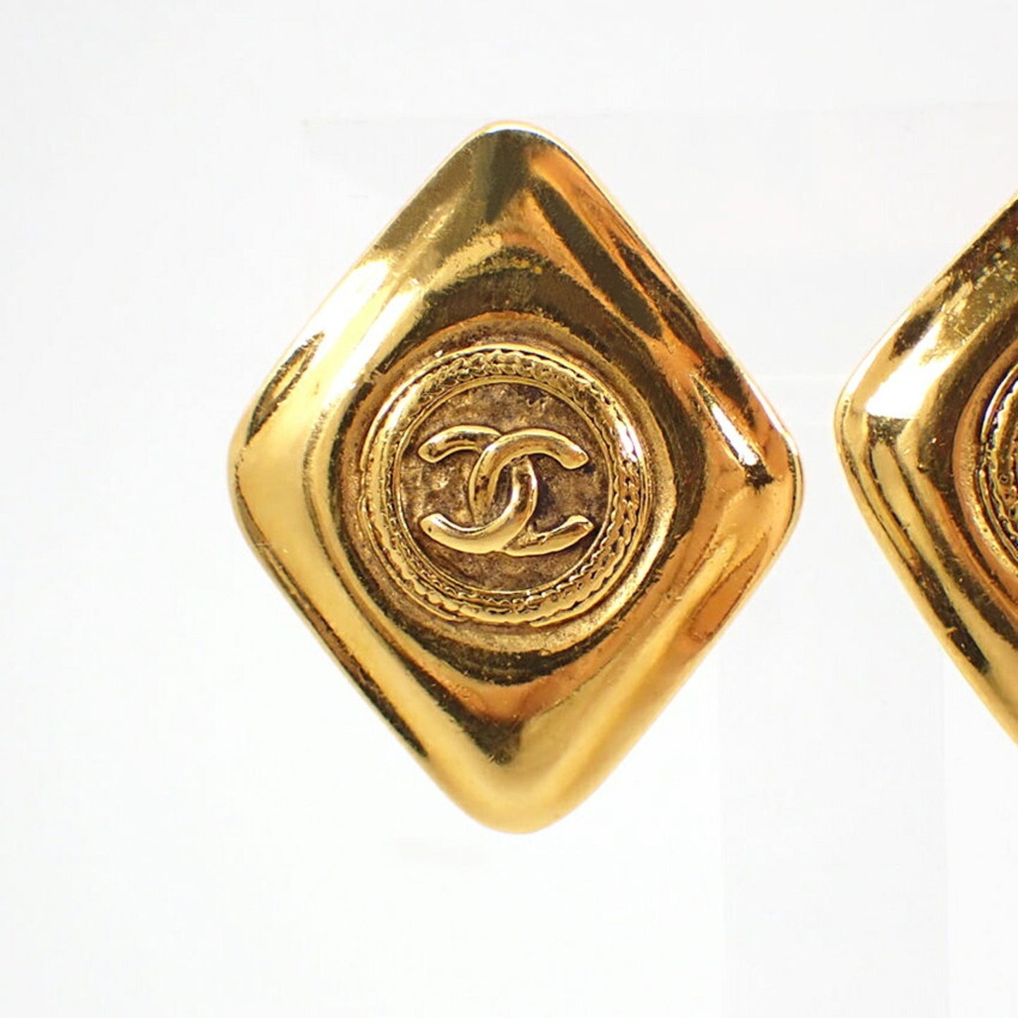 Chanel Chanel 925 Square Earrings