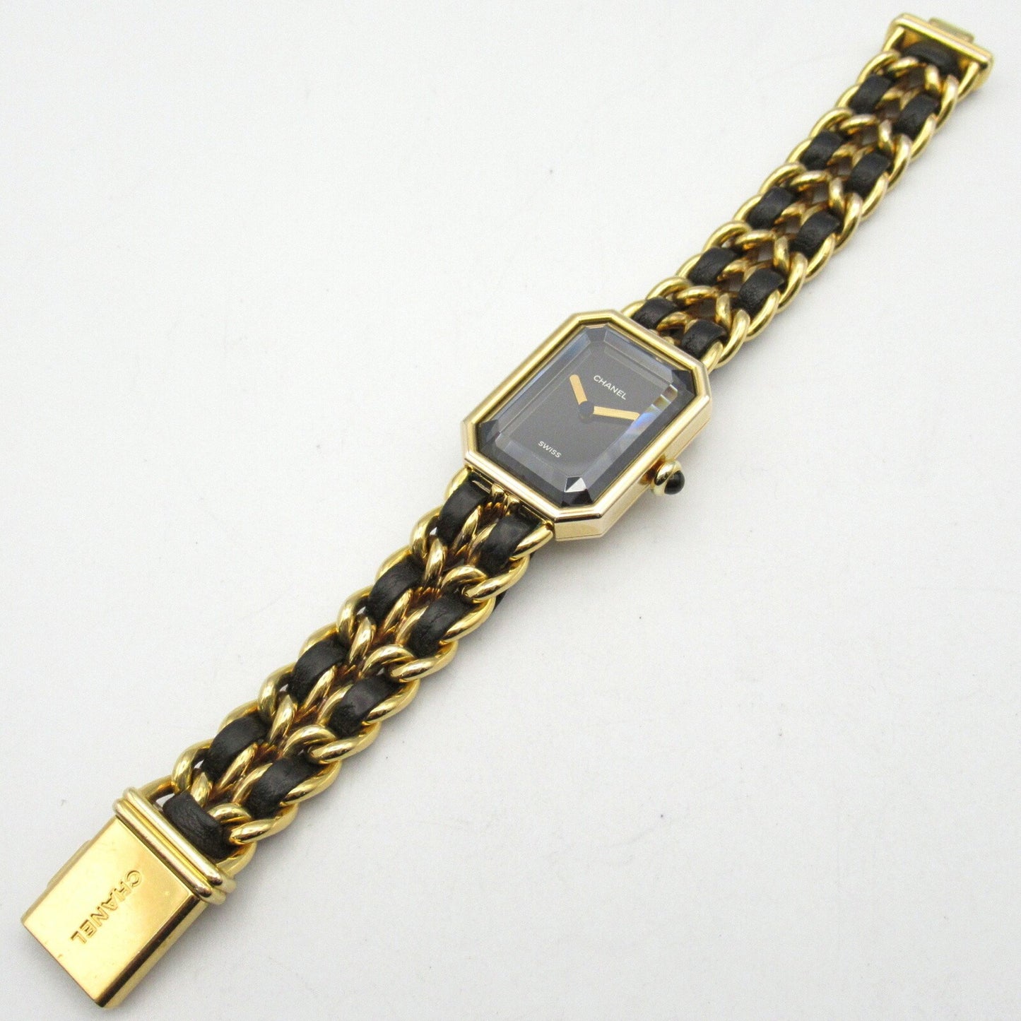 Chanel Premiere S Watch Gp (Gold Plated) Leather