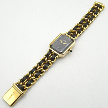 Chanel Premiere S Watch Gp (Gold Plated) Leather