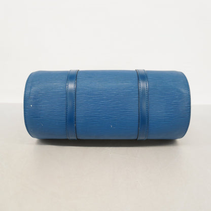 Louis Vuitton Epi Soufflot Handbag M52225 Toledo Blue