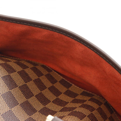 Louis Vuitton Louis Vuitton Saria Horizontal Handbag Bag Coated Canvas Leather Damier