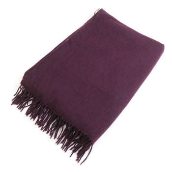 Loewe Scarf Shawl Cashmere Goat Purple Beige