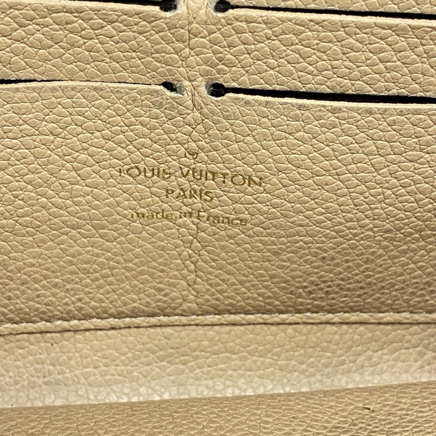 Louis Vuitton Monogram Empreinte Zippy Wallet M61866 Dune